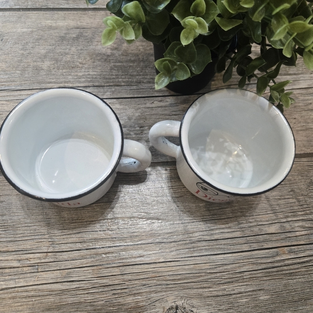 Malinalco Home Frida & Diego Tin Drinking Mugs - Picture 3 of 6
